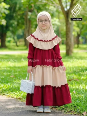 লিয়ানা বেবি বোরকা (হিজাবসহ ফুল সেট)